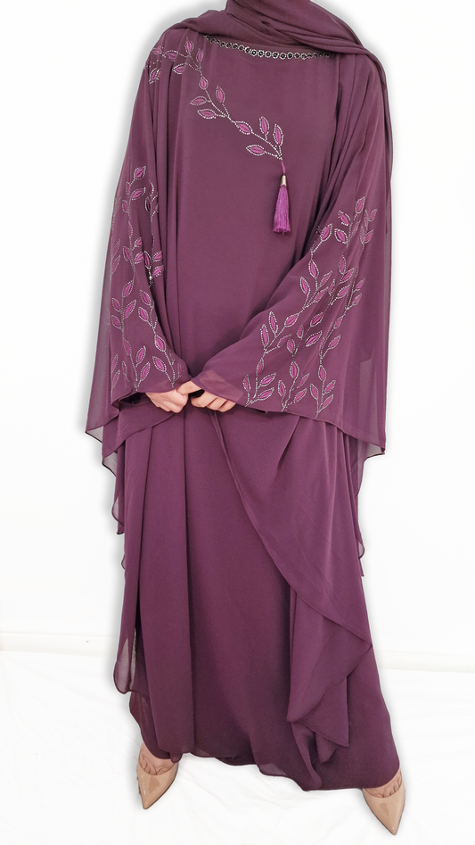Farah Abaya - Byzantium Purple